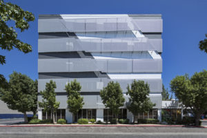 West Hills Medical Office Building fabric facade.