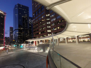 Denver Civic Center Station canopy.